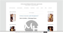 Desktop Screenshot of erotikusmasszazsbudapest.hu
